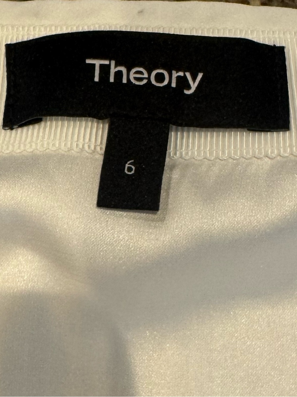 Theory Ivory Sequin Micro Mini Skirt | Womens 6 | Sparkle Party Luxury NWT - Picture 8 of 11